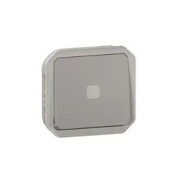 Legrand Grey Push Button Light Switch, 1 Way - 069515L product image