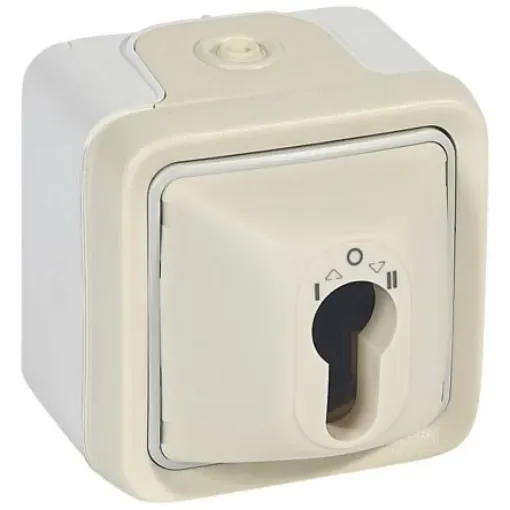 Legrand Black Push Button Light Switch, 1 Way - 069757 product image
