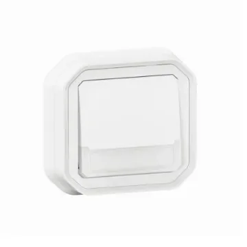 Legrand Black Push Button Light Switch, 1 Way - 070035 product image