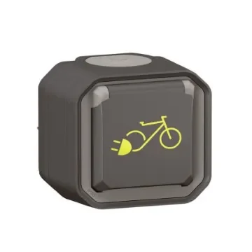 Legrand Grey Push Button Light Switch, 1 Way - 070077 product image