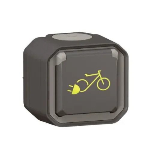 Legrand Grey Push Button Light Switch, 1 Way - 070077 product image