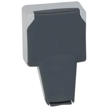 Legrand Grey Plug Socket, 2 Poles, 16A, NF Socket - 090485 product image