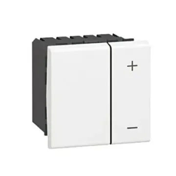 Legrand Grey Push Button Light Switch, 1 Way - 199272 product image