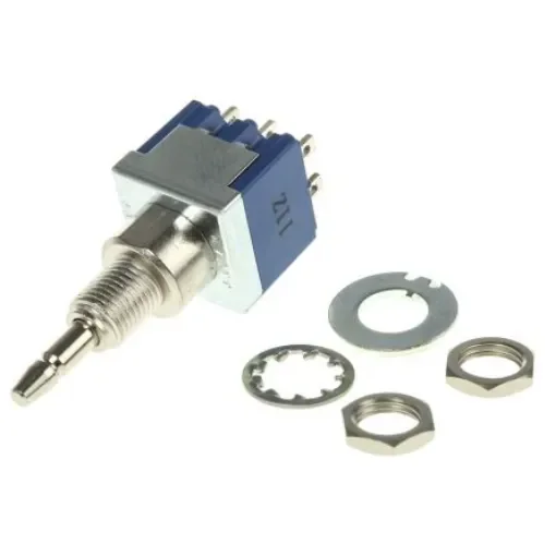 Honeywell Miniature Push Button Switch, Momentary, Panel Mount, 6.5mm Cutout, DPDT - 8N2021-Z product image