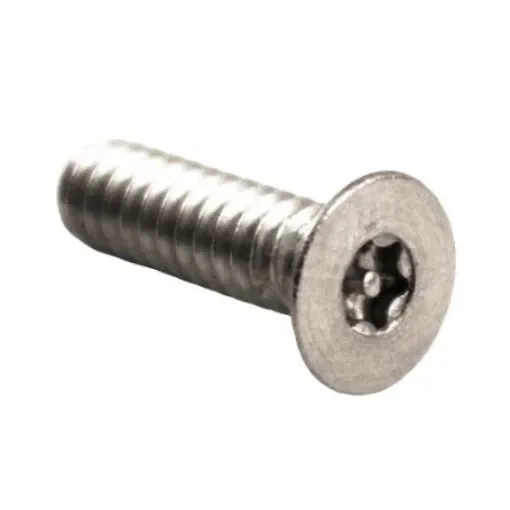 Hammond Flat Stainless Steel Tamper Proof Security Screw, M3.5 x 12mm - 1550MS50T product image