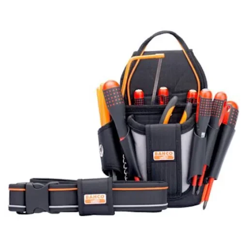 Bahco 12 Piece Chisel Set Tool Kit with Pouch, VDE Approved - 4750-ETK product image