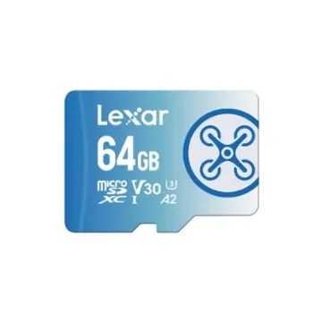 Lexar 64 GB MicroSDXC Micro SD Card, A2, Class10, U3, UHS-I, V30 - LMSFLYX064G-BNNNG product image