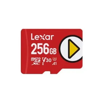 Lexar 256 GB MicroSDXC Micro SD Card, A1 V30 U3, Class10, UHS-I - LMSPLAY256G-BNNNG product image