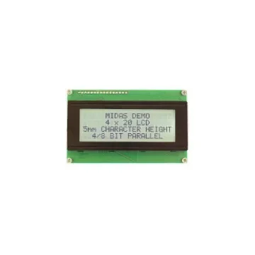 Midas MC42005A6W-FPTLW3.3-V2 LCD LCD Display, 4 Rows by 20 Characters product image