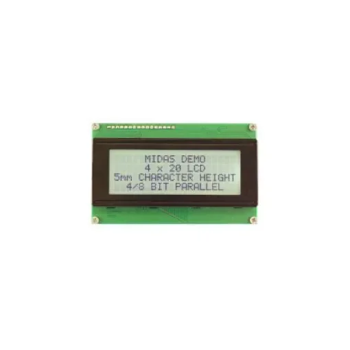 Midas MC42005A6W-FPTLW3.3-V2 LCD LCD Display, 4 Rows by 20 Characters product image