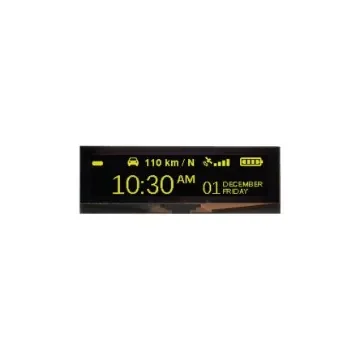 Midas 3.55in Yellow Passive matrix OLED Display 256 x 64pixels COG Parallel, SPI Interface - MDOG256064IV-YM product image