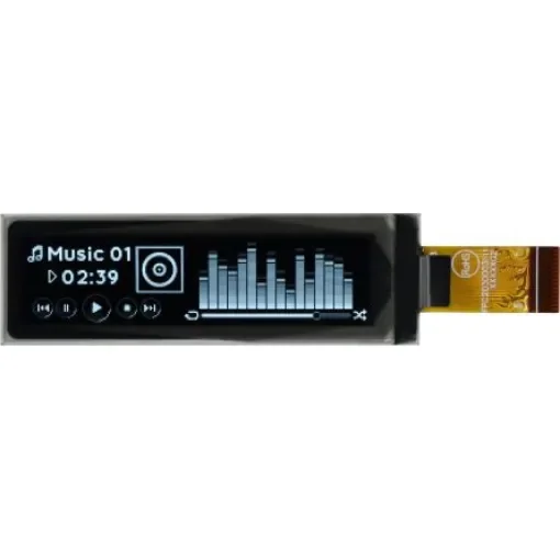 Midas 2.08in White Passive matrix OLED Display 256 x 64pixels COT I2C, Parallel, SPI Interface - MDOT256064G1V-WM product image