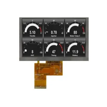 Midas MDT0500D6IH-LVDS LCD Colour Display, 5in, 800 x 480pixels product image