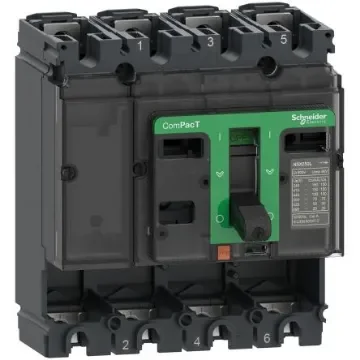 Schneider Electric, ComPacT NSX MCCB 4P 100A, Fixed Mount - C10F4 product image