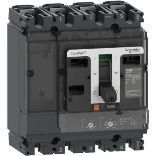 Schneider Electric, ComPacT NSX MCCB 4P 80A, Fixed Mount - C10F4TM080D1 product image