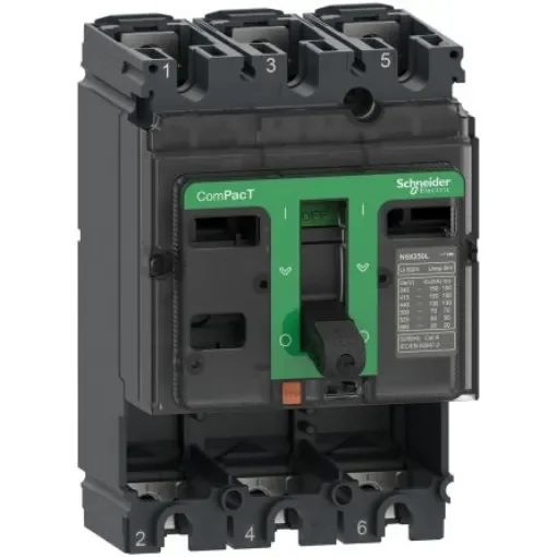Schneider Electric, ComPacT NSX MCCB 3P 100A, Fixed Mount - C10H3 product image