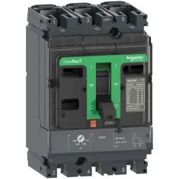Schneider Electric, ComPacT NSX MCCB 3P 16A, Fixed Mount - C10N3TM016 product image
