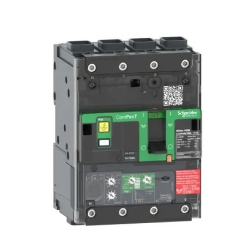 Schneider Electric, ComPacT NSX MCCB 4P 100A, Fixed Mount - C11B44V100L product image