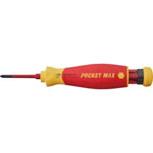 Wiha Phillips; Plusminus Pozidriv; Slotted Interchangeable Screwdriver Set, 4-Piece - 45296 product image