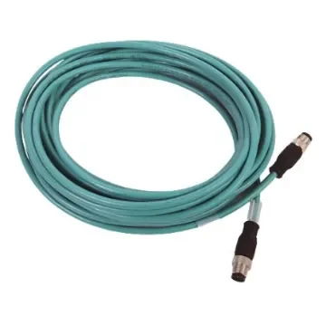 Allen Bradley, 10m Cat5e, Green M12 to M12, Foil and Braid, Terminated - 1585D-M4UBDM-10 product image