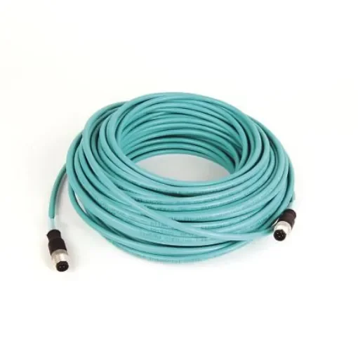 Allen Bradley, 3m Cat5e, Green M12 to M12, Foil and Braid, Terminated - 1585D-M4UBDM-3 product image