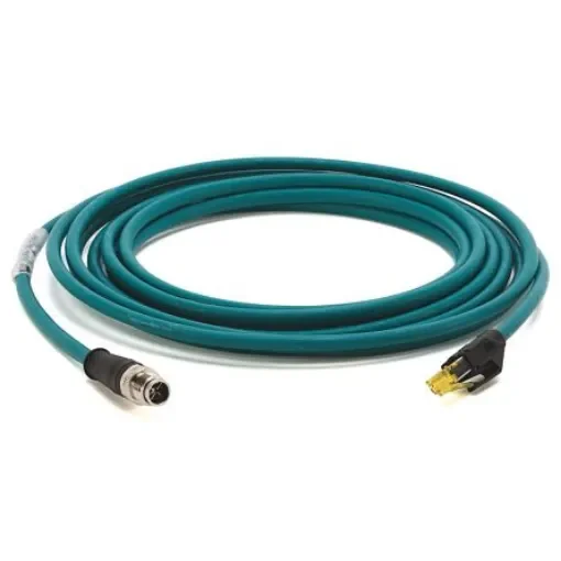 Allen Bradley, 5m Cat6, Green M12 to M12, Foil and Braid, Terminated - 1585D-M8UGJM-5 product image