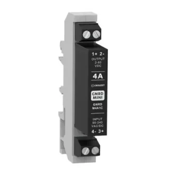 Crouzet GNRD MINI Series Solid State Relay, 4 A rms Load, DIN Rail Mount, 240 V rms Load - GNRDM4A1C product image