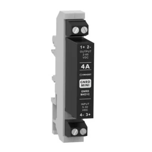 Crouzet GNRD MINI Series Solid State Relay, 4 A rms Load, DIN Rail Mount, 30 V rms Load - GNRDM4D1C product image