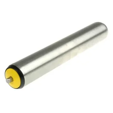 Interroll Stainless Steel Round Conveyor Roller Spring Loaded 50mm Dia. x 300mm L, 1140N Load Capacity Stainless Steel, - 17XQNAAKAC - 300 product image