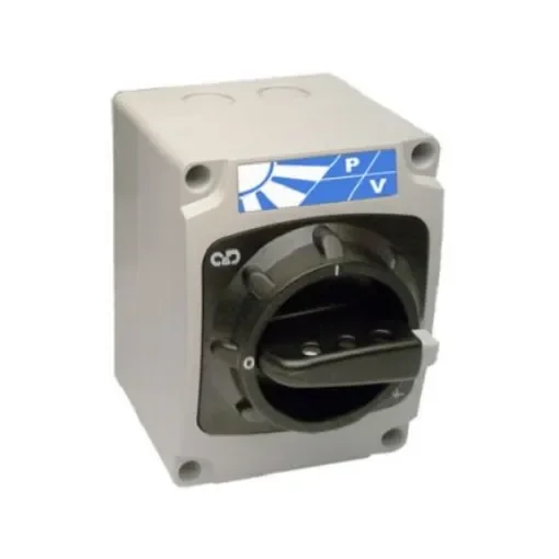 Craig & Derricott 3 Pole Isolator Switch - 25A Maximum Current - PVP2522 product image
