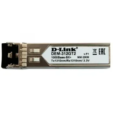 D-Link D-Link Compatible LC Multi Mode Transceiver Module, Full Duplex, 1000Mbit/s - DEM-312GT2 product image