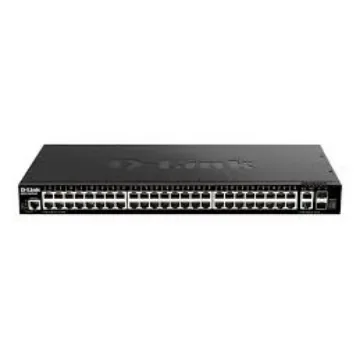 D-Link 52-Port Layer 3 Stackable Smart Managed Switch with 10G Uplinks, Smart 52 Port Managed Switch - DGS-1520-52 product image