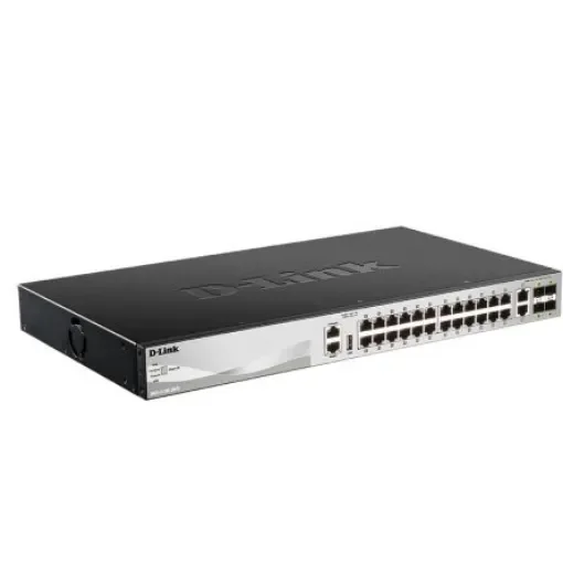 D-Link 30-Port Layer 3 Stackable Managed Switch with 10G Uplinks, Managed 30 Port Managed Switch - DGS-3130-30TS/SI product image