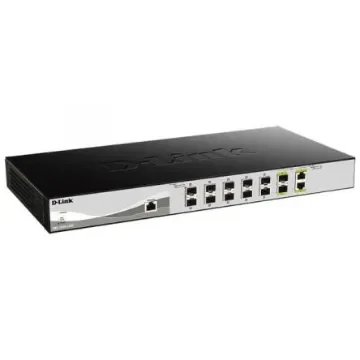 D-Link 12-Port 10G Multi-Gigabit Smart Managed SFP+ Switch, Smart 12 Port Managed Switch - DXS-1210-12SC product image