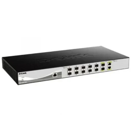 D-Link 12-Port 10G Multi-Gigabit Smart Managed SFP+ Switch, Smart 12 Port Managed Switch - DXS-1210-12SC product image