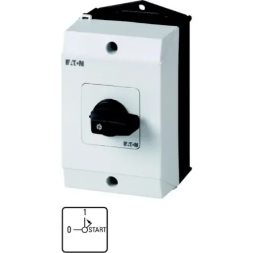 Eaton, 2P 3 Position 45° Rotary Cam Switch, 690V ac, 20A, Spring Return Actuator - 222623 T0-2-8425/I1 product image