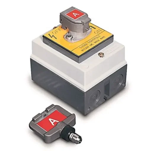 Allen Bradley 440T Interlock Switch, 2NC, 2NO, Trapped Key, Stainless Steel - 440T-MRKSE11AA product image