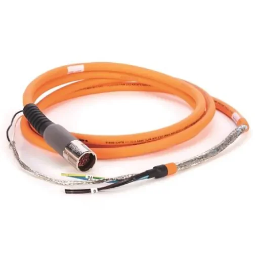 Allen Bradley, Power, 303.53mm, Orange Polyvinyl Chloride PVC Power Cable - 2090-CPBM7DF-16AA03 product image