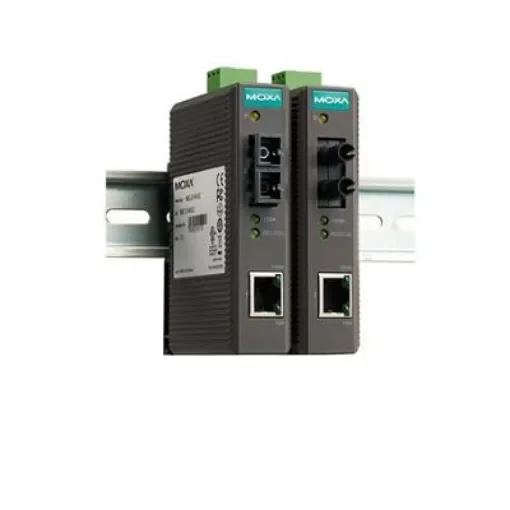 MOXA SC Ethernet Media Converter, Multi Mode, 10/100Mbit/s, Half/Full Duplex 40km - IMC-21-M-SC product image