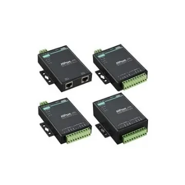 MOXA Serial Device Server, 1 Ethernet Port, 1 Serial Port, 2304kbps Baud Rate - NPort 5210 product image