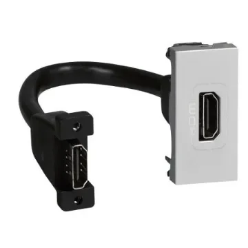 Legrand Standard 1 Way Female HDMI Faceplate - 079378 product image
