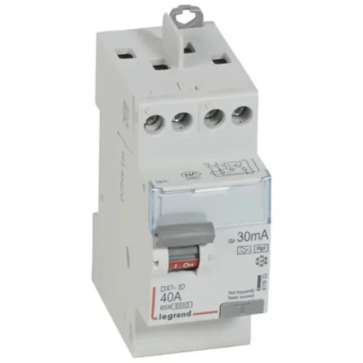 Legrand MCB, 2P, 40A, Type F, 230V AC - 411623 product image