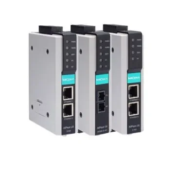 MOXA Device server, 1 Ethernet Port, 1 Serial Port, RS232, RS422, RS485 Interface, 230.4kbit/s Baud Rate - NPort IA-5150-S-SC product image