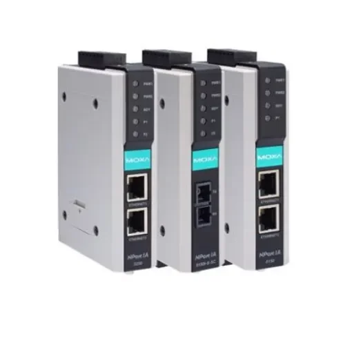 MOXA Device server, 2 Ethernet Port, 2 Serial Port, RS232, RS422, RS485 Interface, 230.4kbit/s Baud Rate - NPort IA-5250I-T product image