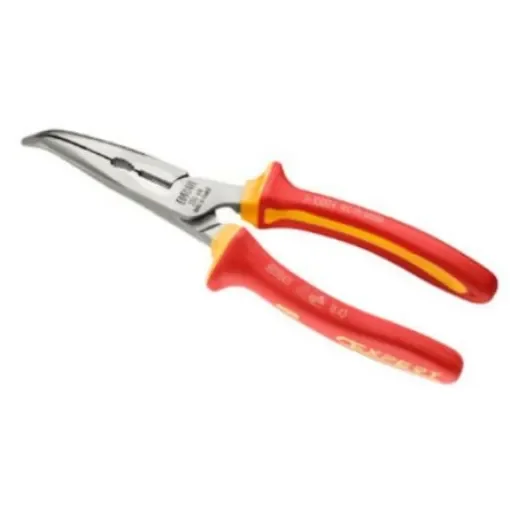 Expert by Facom Long Nose Pliers, 200 mm Overall, Angled Tip, 50mm Jaw - E050411 product image