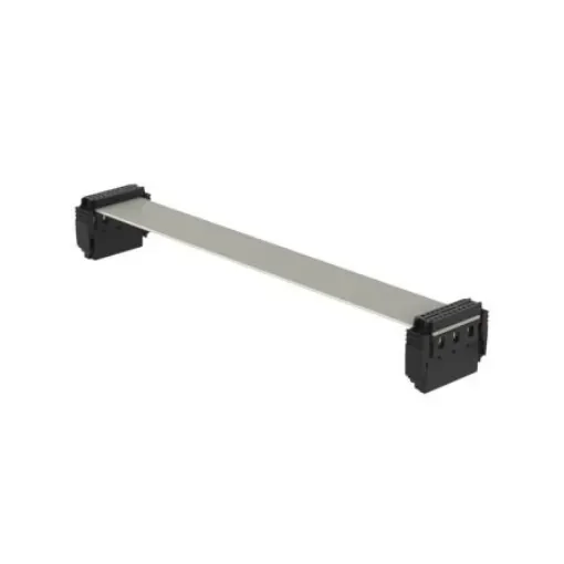 ERNI SMC Series Ribbon Cable Assembly, 200mm Length, AU IDC to AUI IDC - 168314 / 168314-E product image