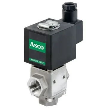 EMERSON – ASCO Solenoid Valve L340V09G-Z130A G3/8x12 V12/DC, 3 port(s) , 12 V dc, 3/8in product image
