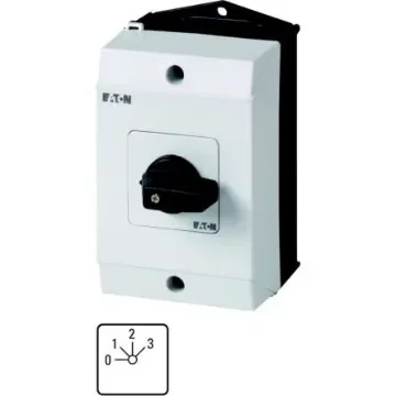 Eaton, 1P 4 Position 45° Rotary Cam Switch, 690V ac, 20A, Toggle Actuator - 222611 T0-2-171/I1 product image