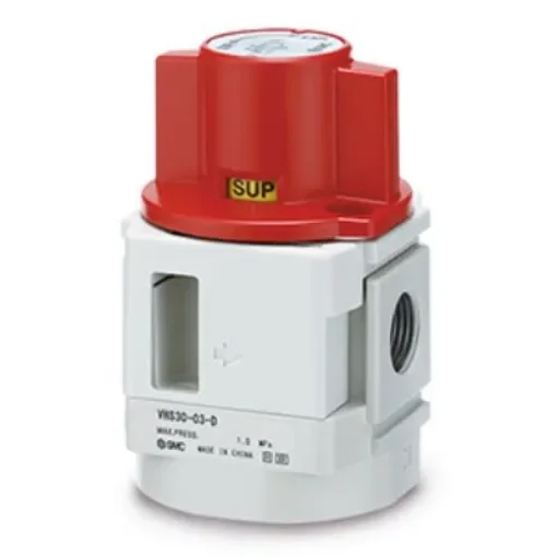 SMC Twist Selector Pressure Relief Pneumatic Manual Control Valve VHS#0 Series Series, G 3/8, 3/8in, III B - VHS30-F03-M-D product image