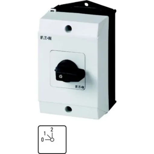Eaton, 2P 3 Position 45° Multi Step Cam Switch, 690V (Volts), 20A, Short Thumb Grip Actuator - 222620 T0-2-8312/I1 product image